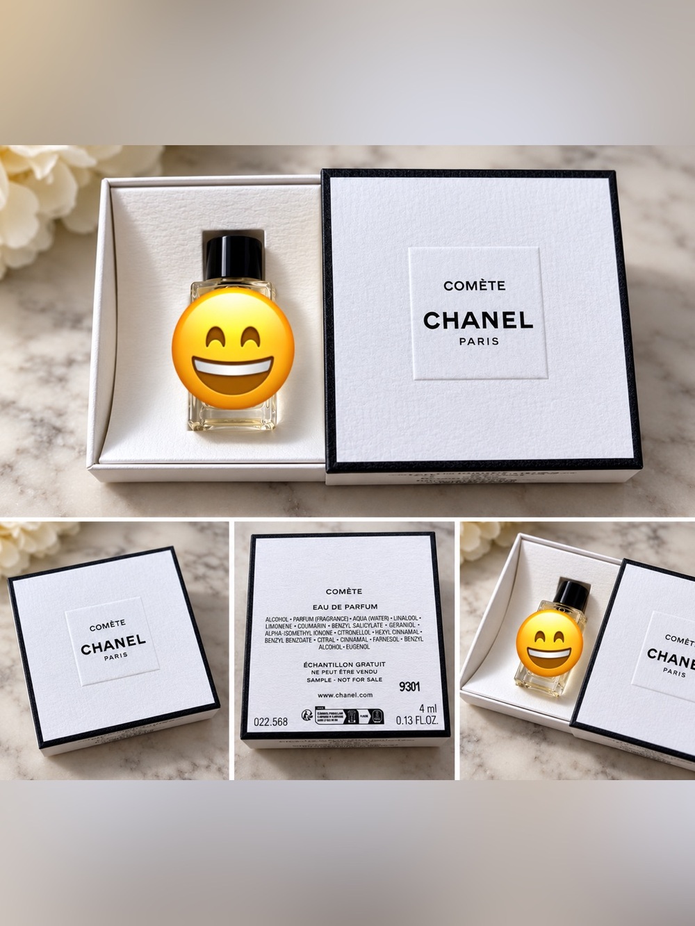 Empty! 🫣 CHANEL Comète Eau de - White & Black